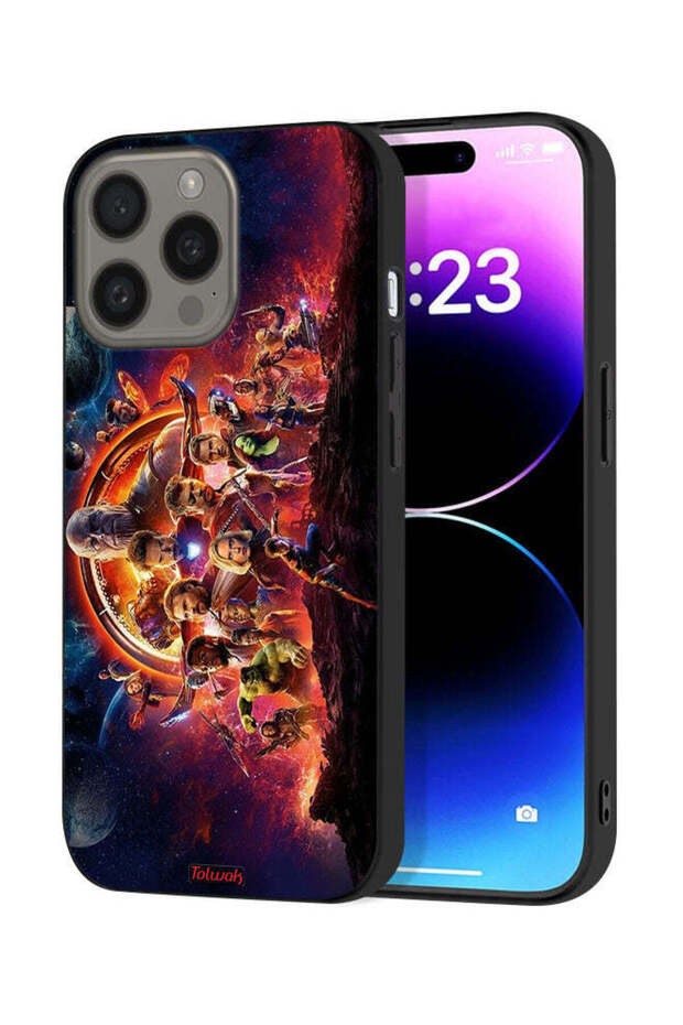 غطاء حماية لجهاز Apple iPhone 15 Pro Max من Avengers