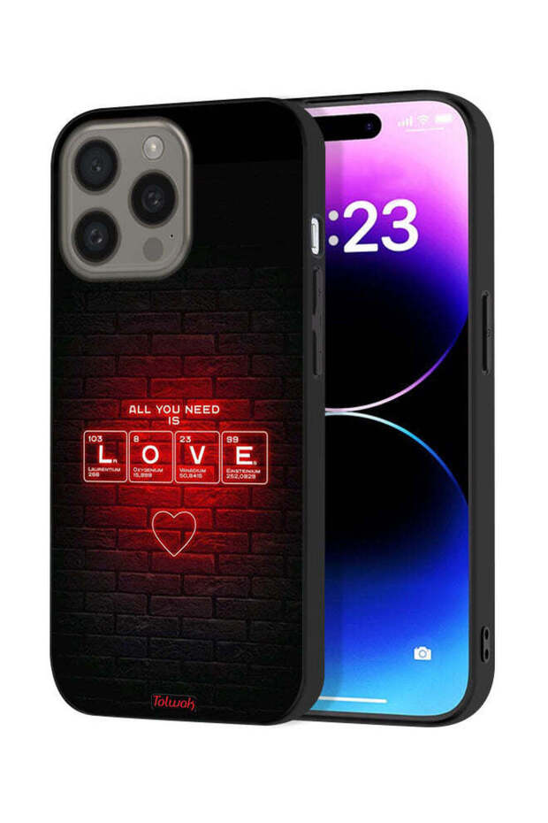 غطاء حماية لجهاز Apple iPhone 15 Pro Max كل ما تحتاجه هو الحب