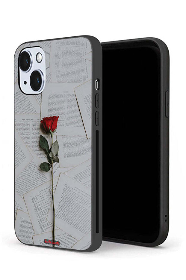 غطاء حماية لجهاز Apple iPhone 14 Plus وردي على ورق