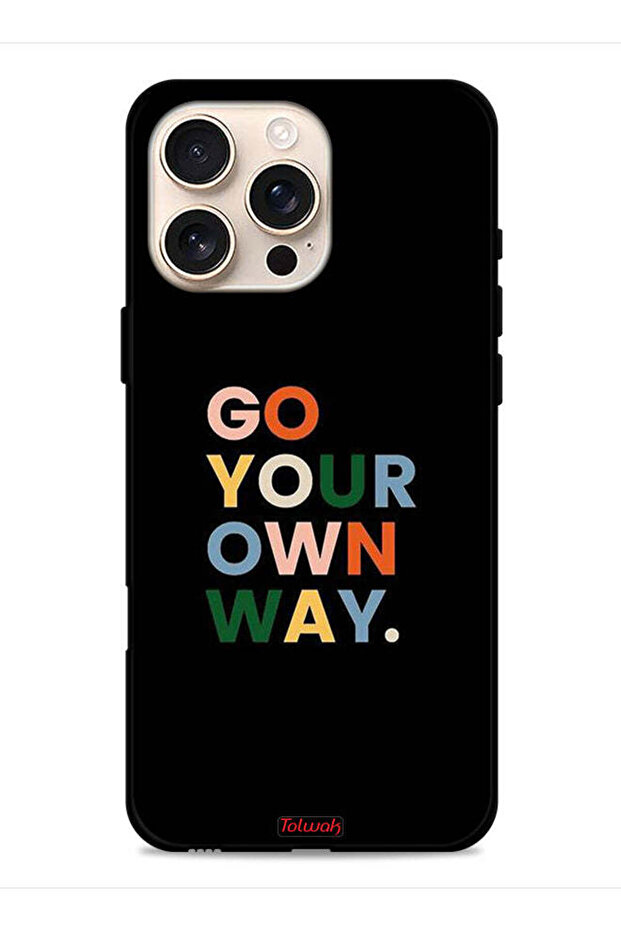 غطاء حماية لجهاز Apple iPhone 16 Pro Max - انطلق على طريقتك الخاصة