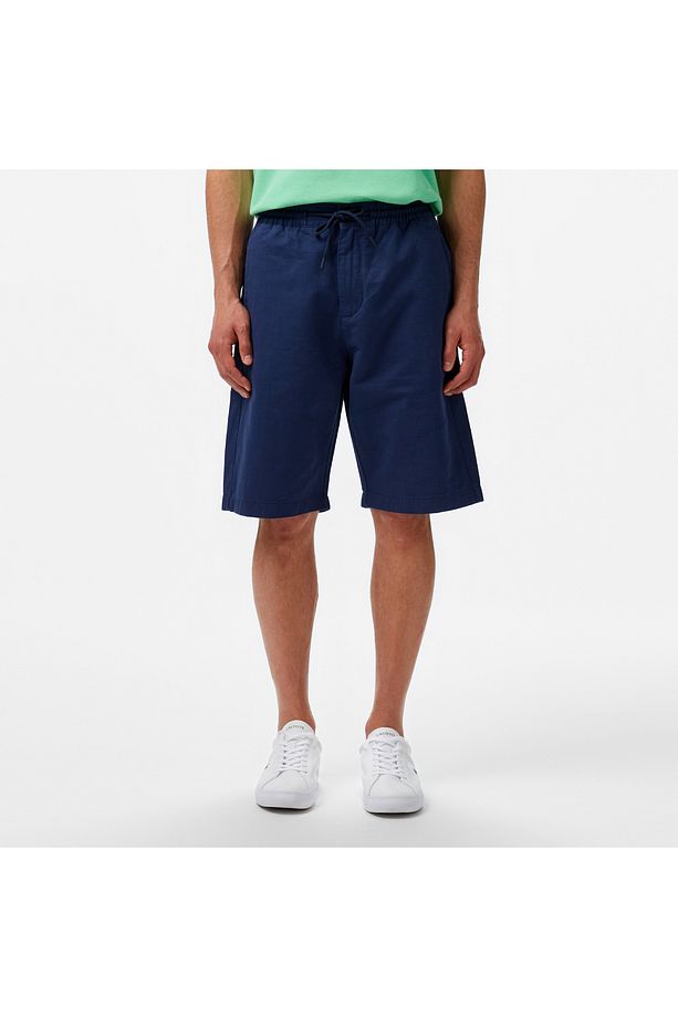 Erkek Relaxed Fit Lacivert Bermuda Şort - 3