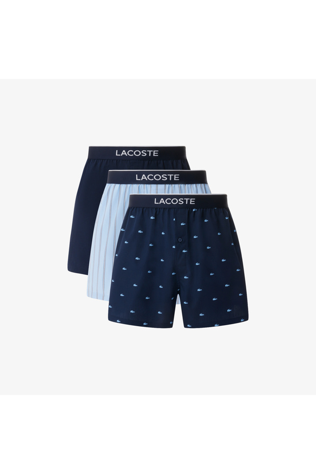 Erkek Baskılı 3'lü Renkli Boxer - 5