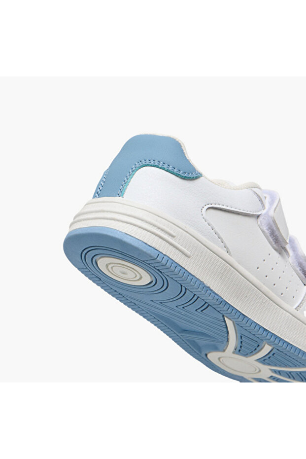 LBL by Shoexpress Perforated Sneakers with Hook and Loop Closure - 4