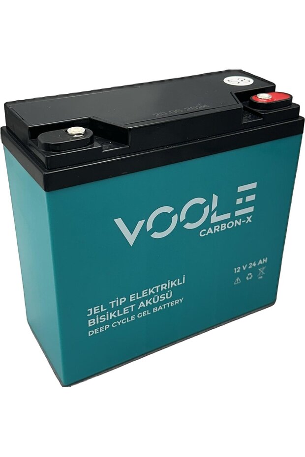 Voole 12v 24 Ah Elektrikli Bisiklet Aküsü Deep Cycle - 1