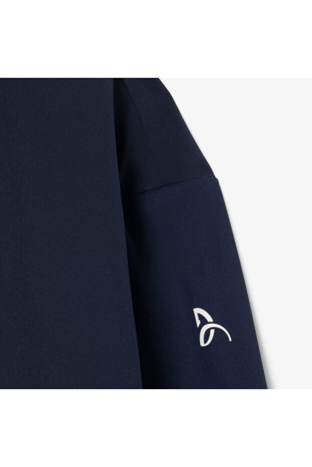 Erkek Hakim Yaka Baskılı Lacivert Ceket - 8