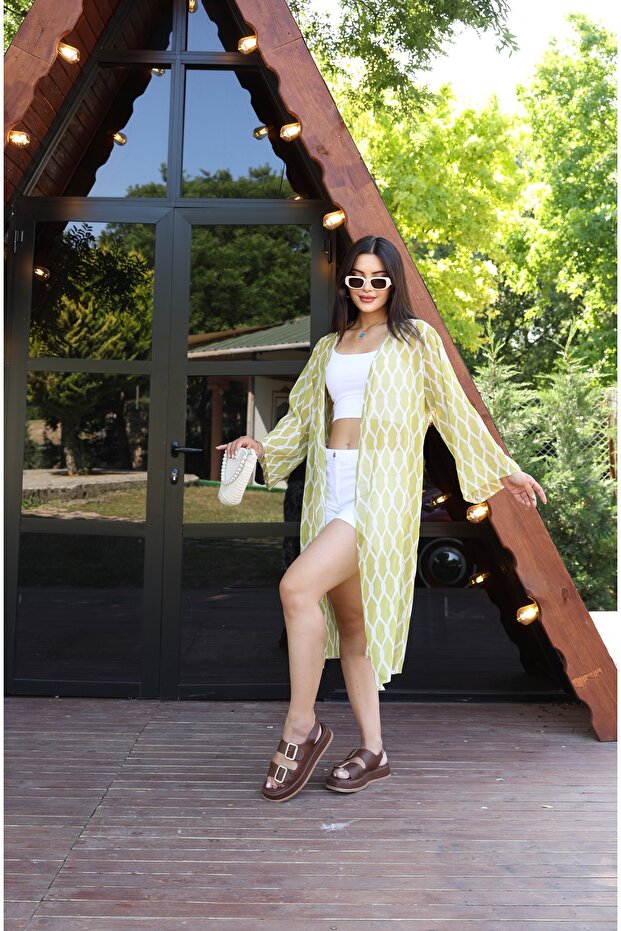 Women's Long Lace Kimono