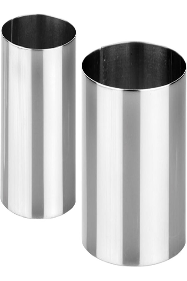 GrandChef Food Shaping Moulds – 2 Pieces, Stainless Steel