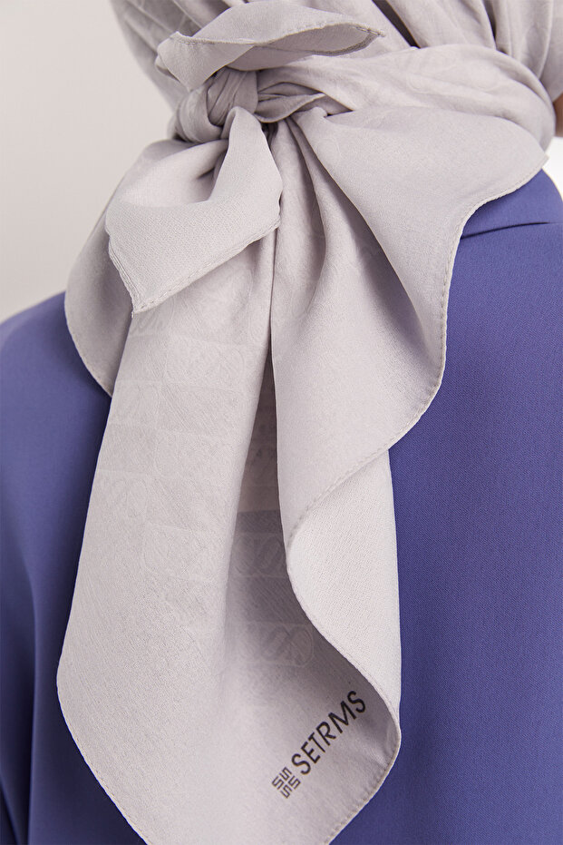 SS Logolu Monogram Eşarp - 4