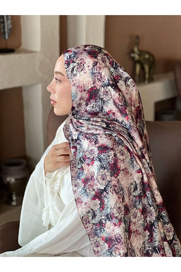 شال من نسيج قطني منقوش من زيمهيري - 1