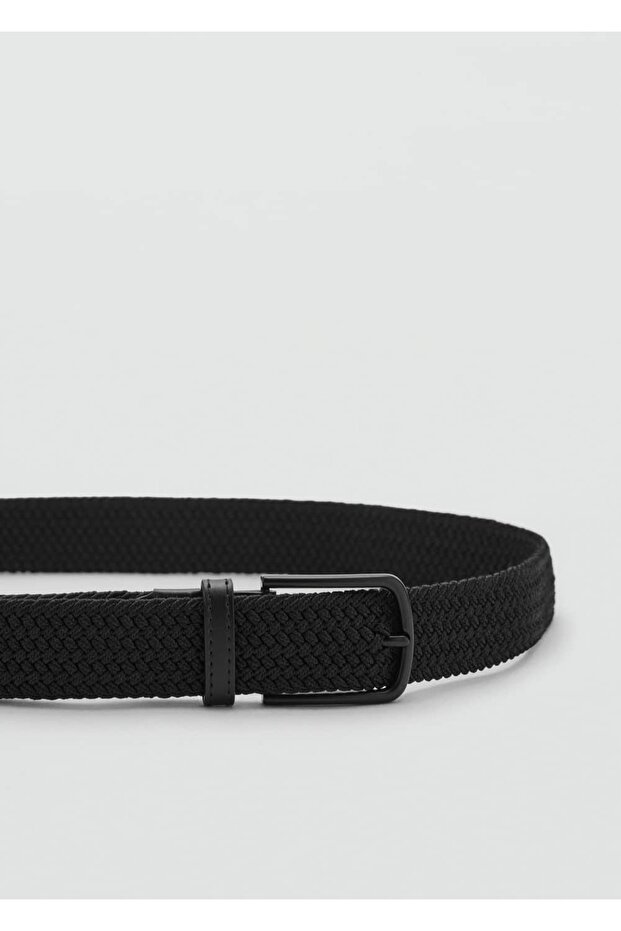 Örgü desenli elastik kemer - 3