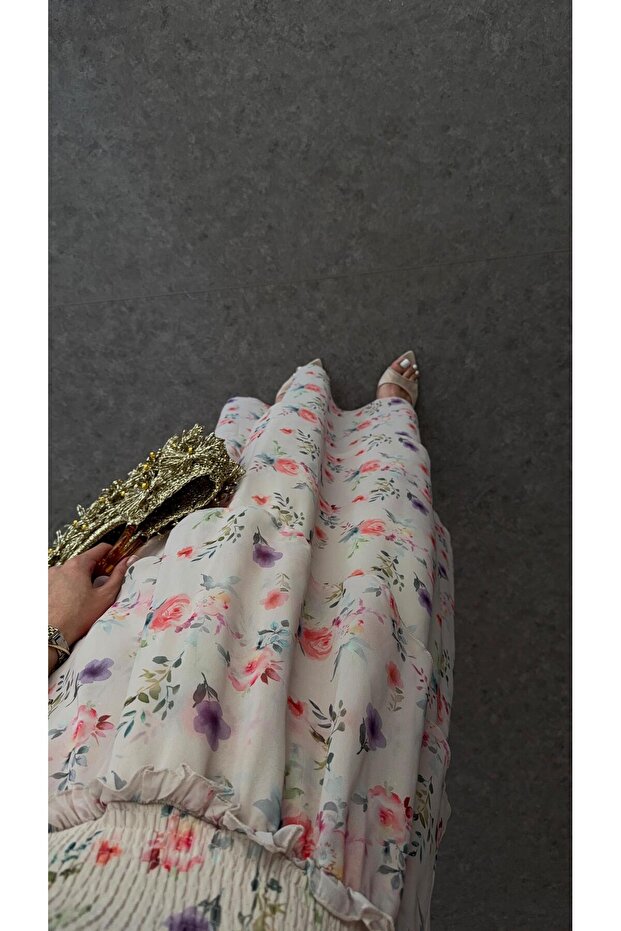 Rochie digitală din șifon - 4