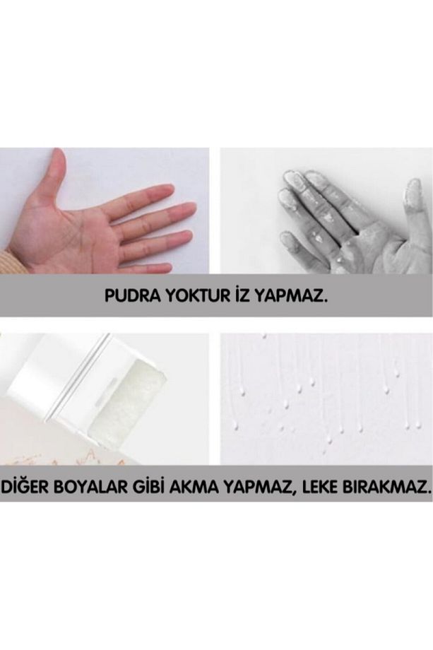 Duvar Tamir Rötuş Boyası Pratik Su Bazlı Rulo Başlıklı Duvar Leke Çizik Çatlak Giderme Boyası - 4