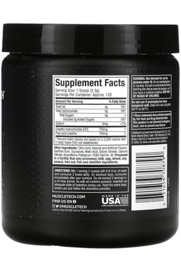 Cell-Tech Creactor Creatine HCl + Free-Acid Creatine - 4