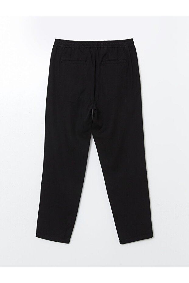 Standart Kalıp Beli Lastikli Erkek Pantolon - 6