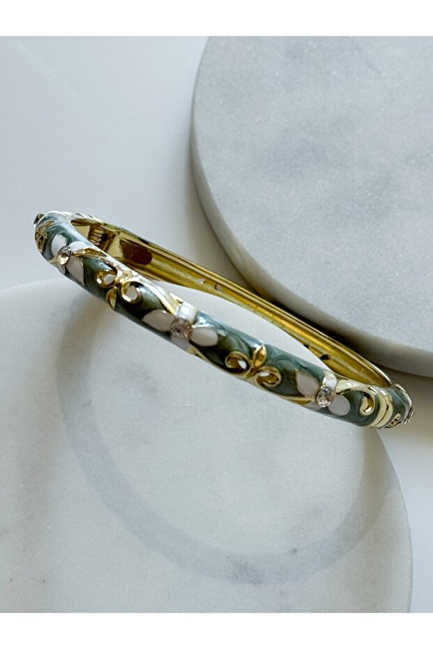 ÇELİK MİNELİ ÇİÇEK BİLEZİK - 1