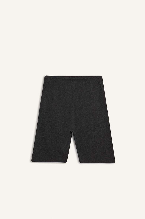 Pijama Takımı Kısa Kollu Üst Beli Bağcıklı Şort F7381AX25HS - 7