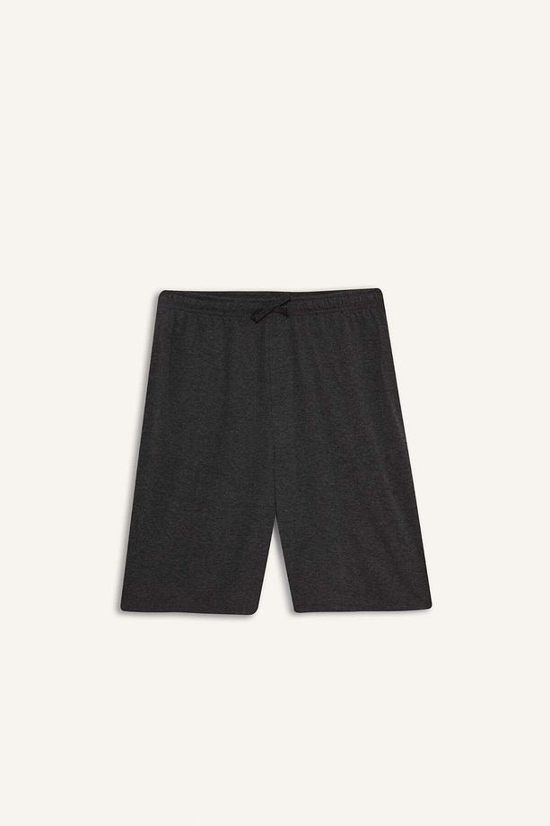 Pijama Takımı Kısa Kollu Üst Beli Bağcıklı Şort F7381AX25HS - 3