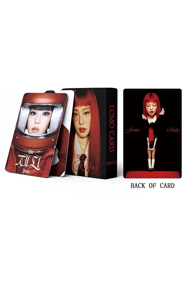 BLACKPINK Jennie '' Ruby '' Çift Yön Baskılı Lomo Card Seti 2 - 4
