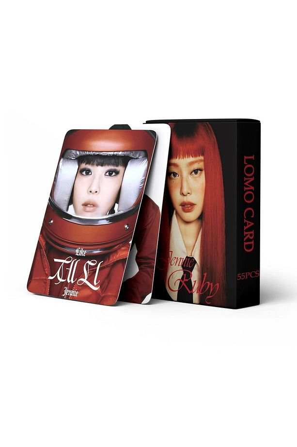 BLACKPINK Jennie '' Ruby '' Çift Yön Baskılı Lomo Card Seti 2 - 6