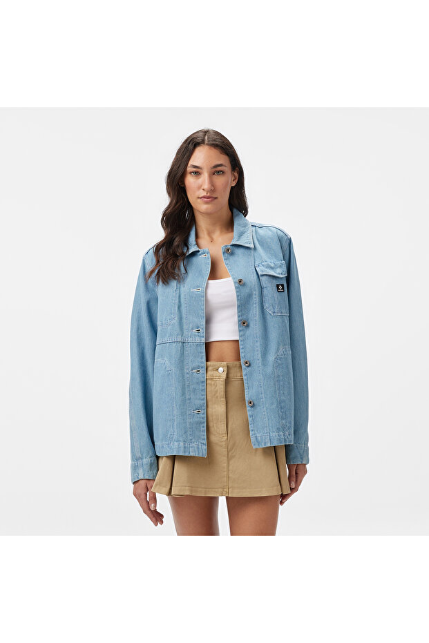 Denim Chore Kadın Mavi Ceket - 1