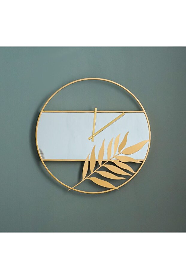 Cambridge Clock In A Mirror Wall Clock 60X60X4Cm Gold
