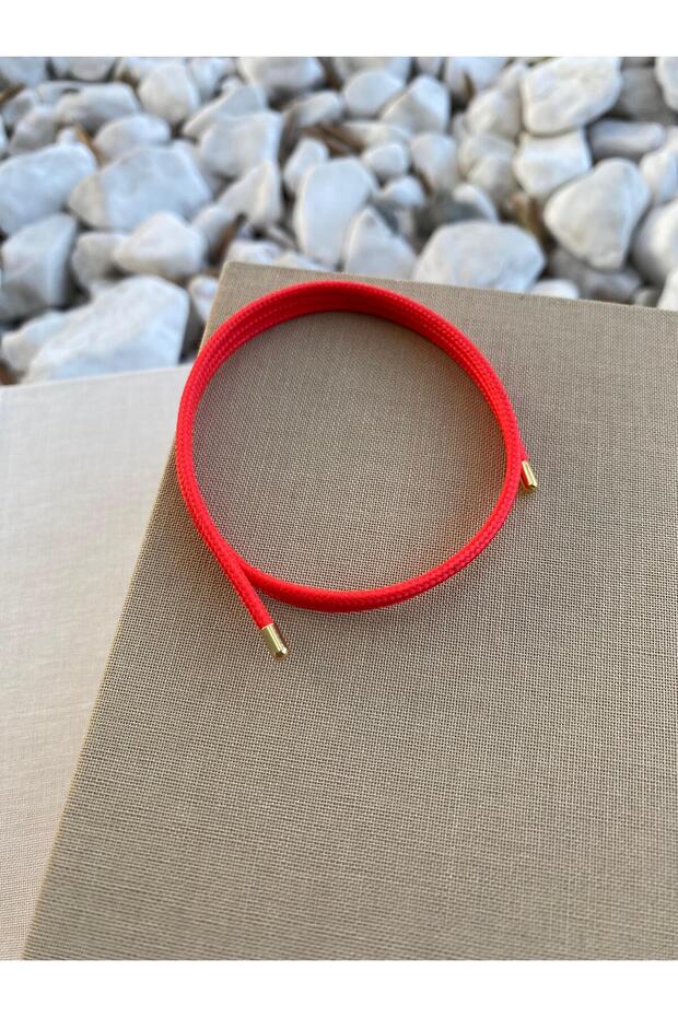 Red Color Magnet Rope Adjustable Bracelet - Anklet - Necklace