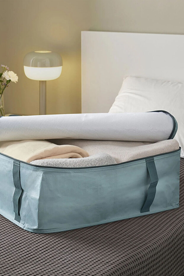 Fermuarlı Yatak Altı Hurç 55x49x15cm Depolama Kutusu DF065 - 5