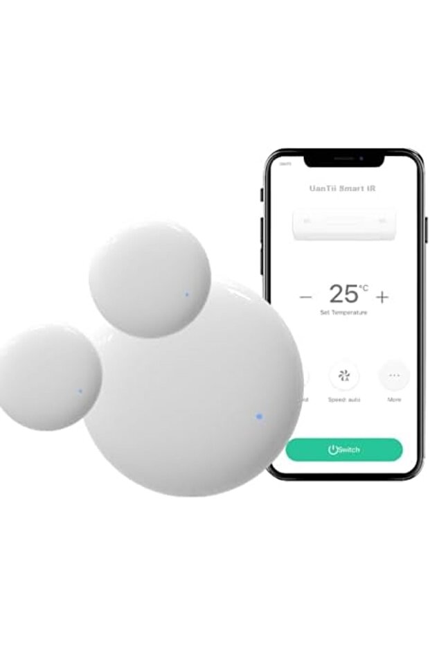 UanTii Smart IR Remote Control Tuya Wifi Infrared Universal Remote Controller for AC TV Smart AC Con