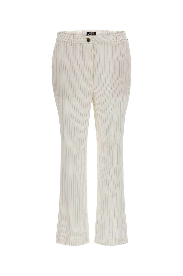Normal Bel Slim Fit Beyaz Kadın Pantolon W3gb11wfcv0s02q - 1