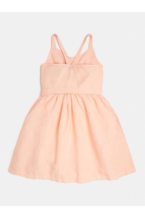 Linen Kız Çocuk Elbise - 2