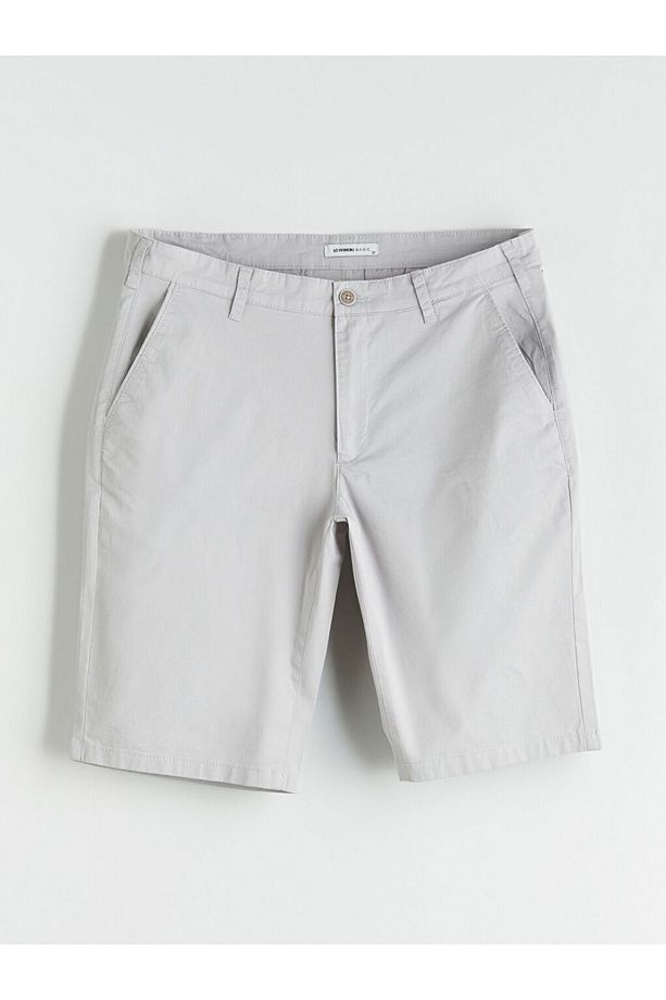 LCWAIKIKI Classic Standart Kalıp Gabardin Erkek Şort - 1