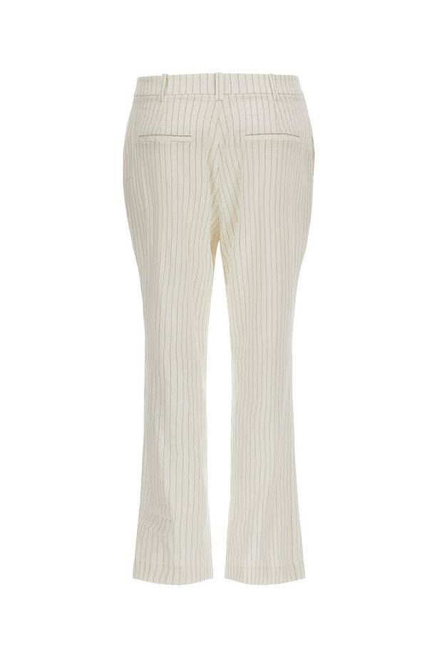 Normal Bel Slim Fit Beyaz Kadın Pantolon W3gb11wfcv0s02q - 2