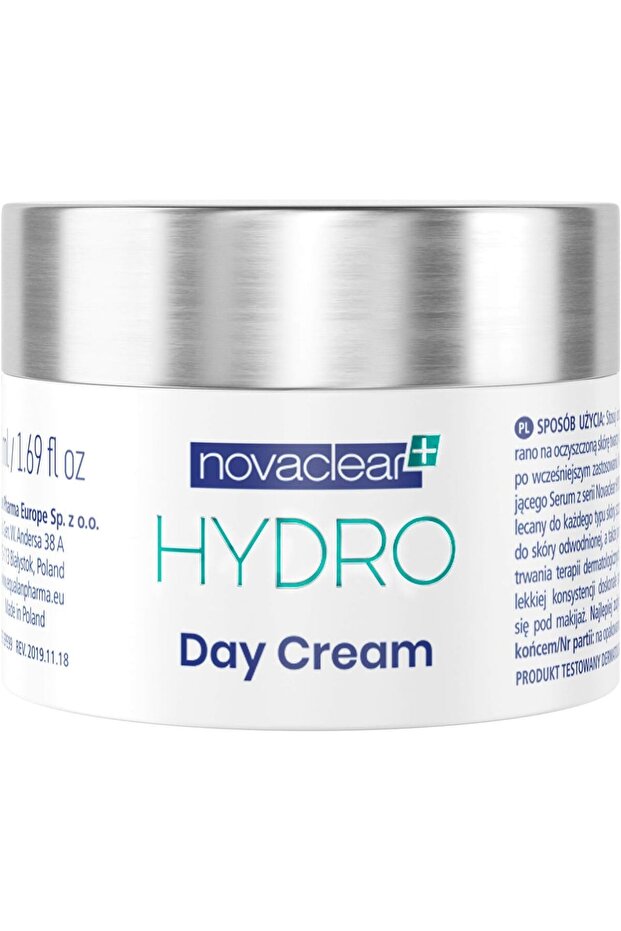 Hydro Day Cream - Lightweight Daily Face Moisturizer with Dual Hyaluronic Acid - 50 ml
