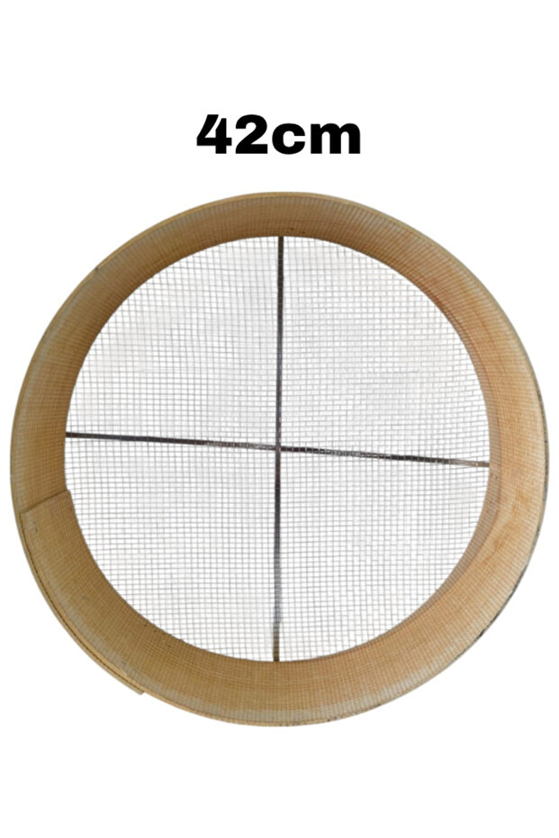 Size 5/Wooden Sieve/42Cm/Steel Wire