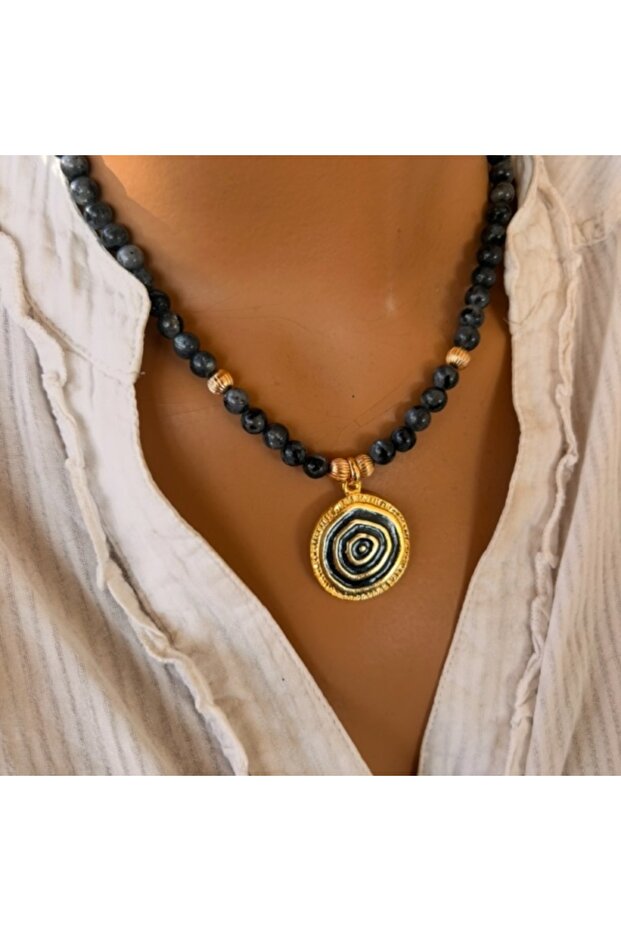 Labradorit Sarmal Kolye - 3