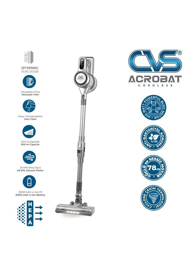 DN 4731 Cordless Katlanır Şarjlı Dijital Dik Süpürge - 2