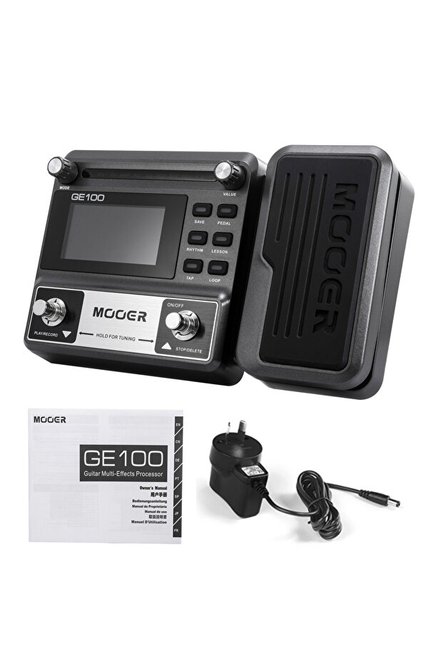 AU Plug MOOER GE100 Guitar Pedal Multi-effects Processor Effect Pedal with Loop Recording Max Time 1 - 1