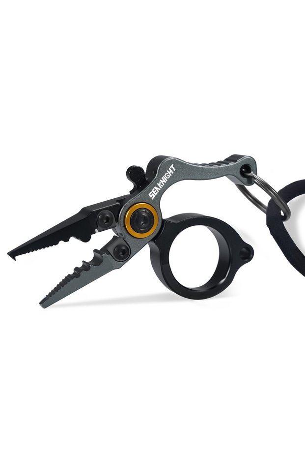 Black Brand Fishing Pliers Mini Size Outdoor Fishing Tools Aluminum Alloy Body T