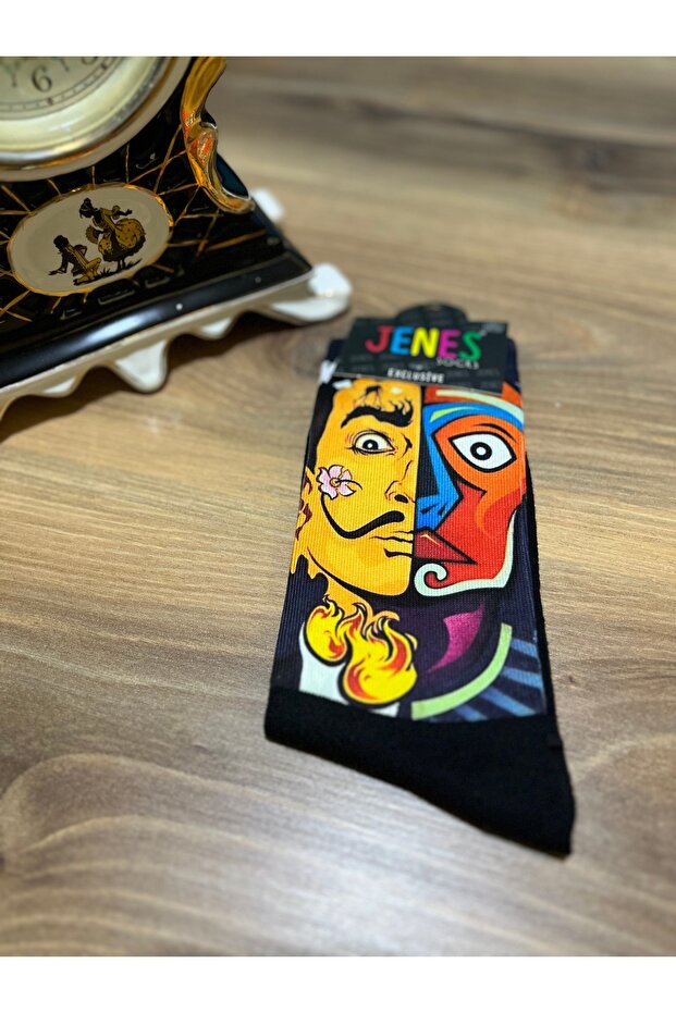 Цифрови печатни чорапи Дълги чорапи Премиум унисекс чорапи - 1