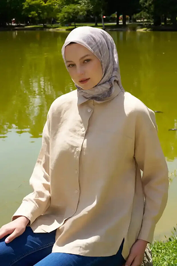 وشاح بنمط ريفي ميسترال - حجري - 3