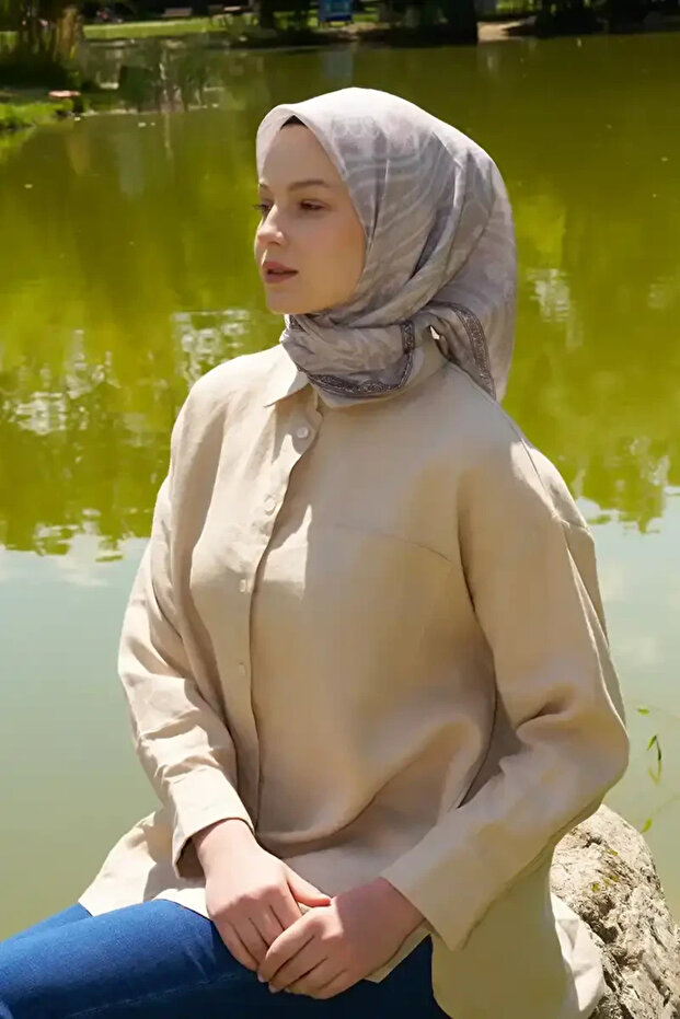 وشاح بنمط ريفي ميسترال - حجري - 2