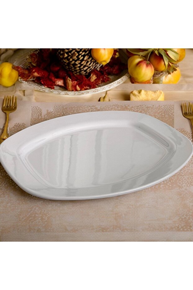 طبق قارب زاوية مقاس جامبو - 1