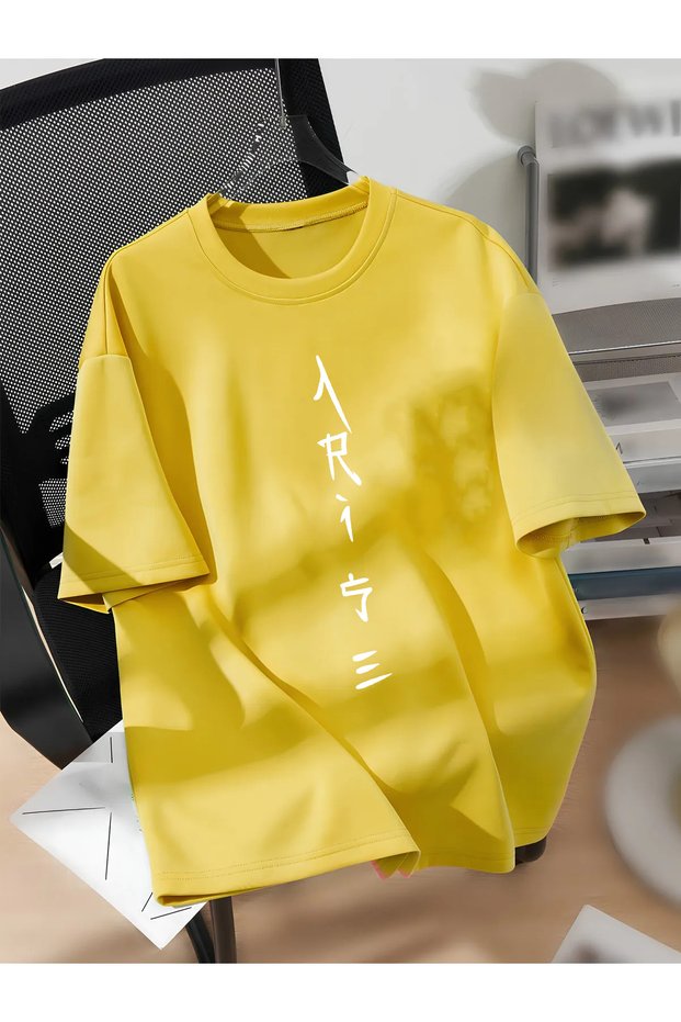 Unisex Men/Women Ruh Custom Printed Oversize Cotton T-Shirt