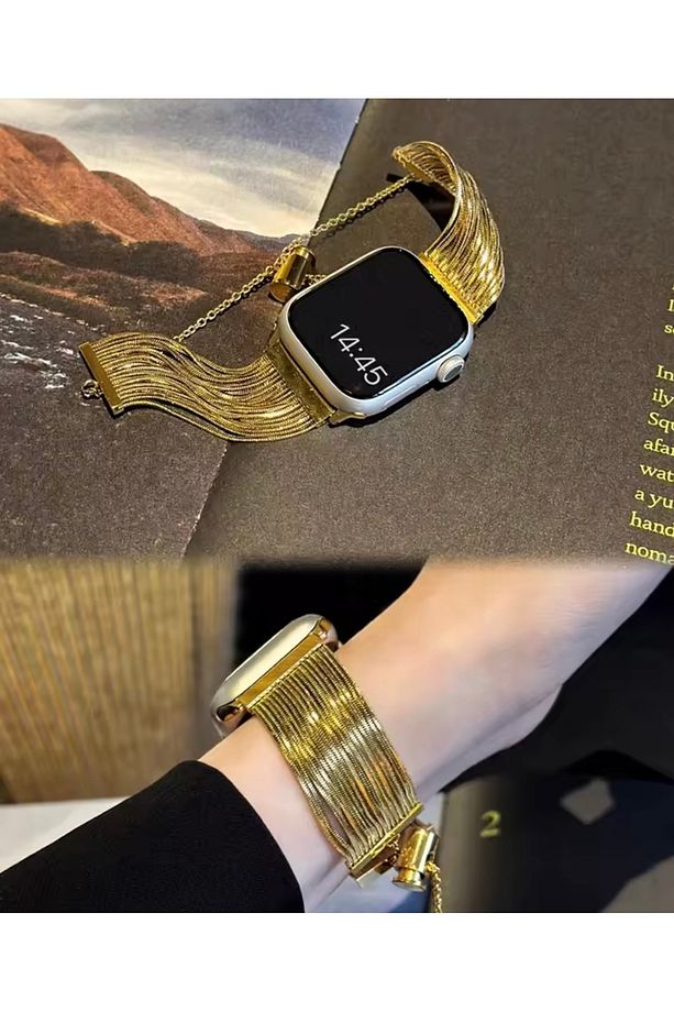 APPLE WATCH 38/40/41/42 MM UYUMLU TASSEL LOOP KORDON - 3
