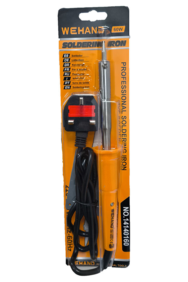 60W Soldering Iron – CE Approved – Precise Tool for Electronics, DIY, and Repair Projects