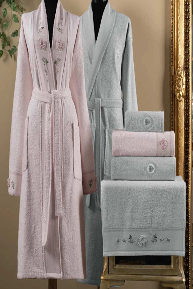 Bambu Bornoz Takımı Duygu - 1