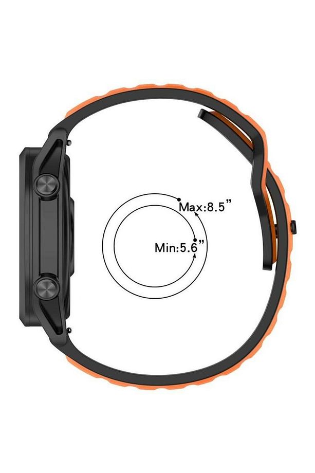 Xiaomi Watch S1/S1 Active/S2/S3/S4/Mi Watch Uyumlu 22mm Spor Silikon Kordon Kayış - 5