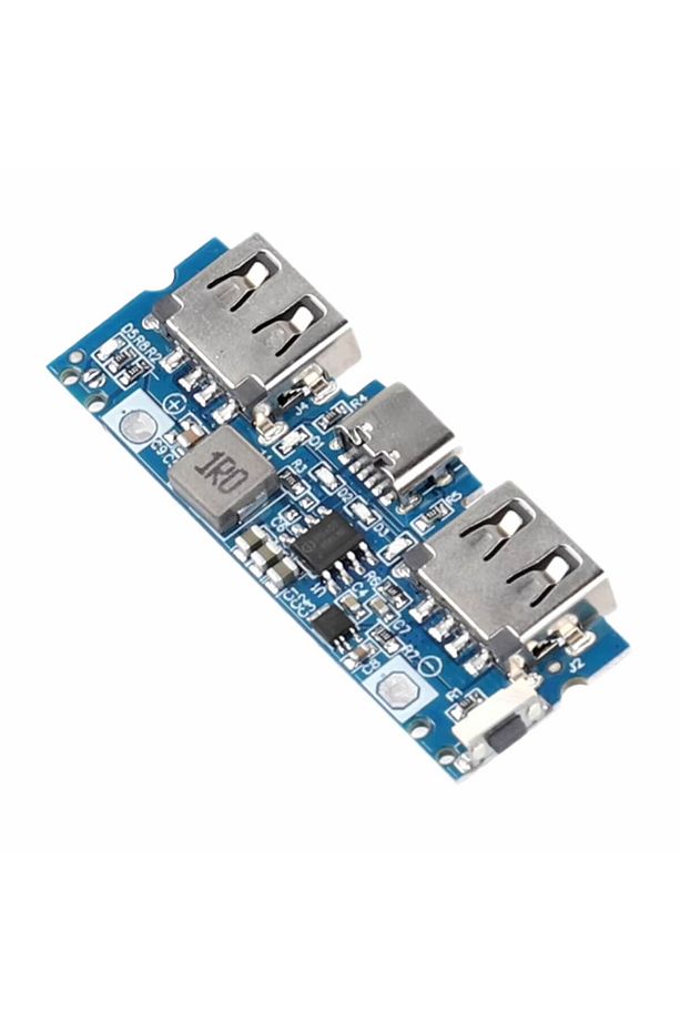 Powerbank Devresi 5V 2.4A Dual Usb Çıkış Type C Micro Usb Giriş Lityum Lion 3.7V 18650 Pil Şarj - 7