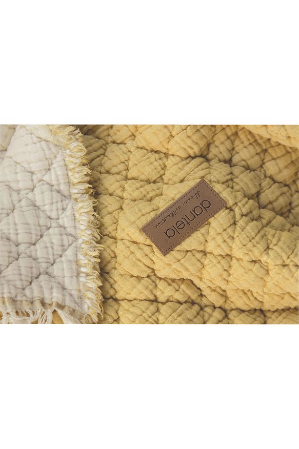 Cedric Polyester Dolgulu Yıkamalı Yatak Örtüsü - Sarı - 2