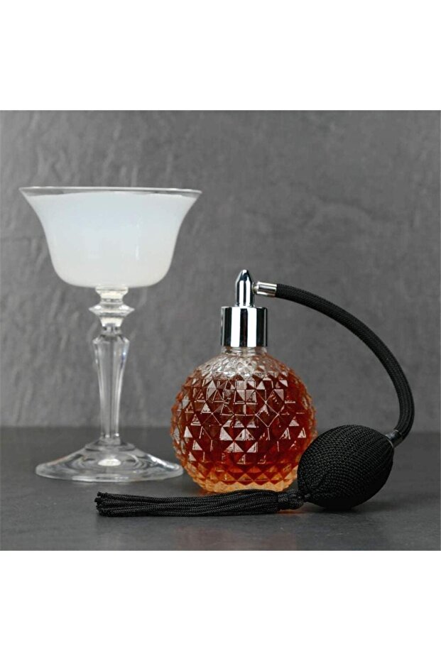 Dekor Cam Parfüm Şişesi Atomizer - 6